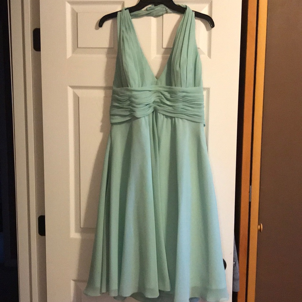 Mint Green Halter Dress